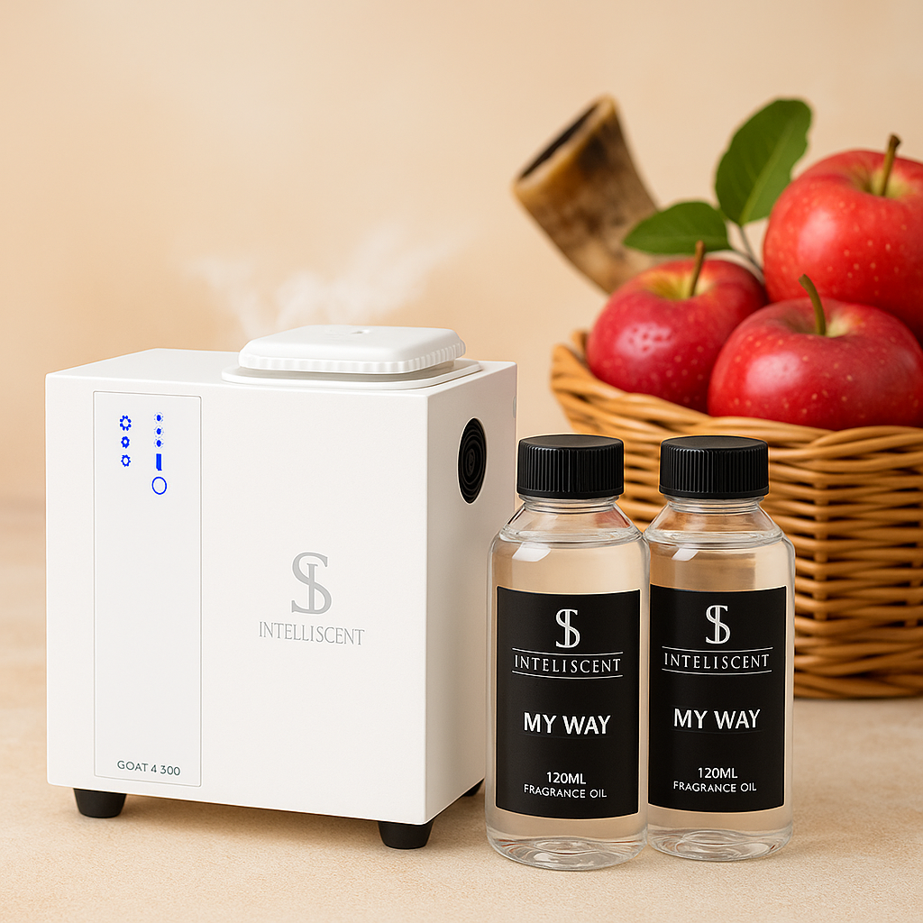 Intellscent GOAT A300 Diffuser + 2 × 120ml Fragrance Oils – Rosh Hashanah Bundle